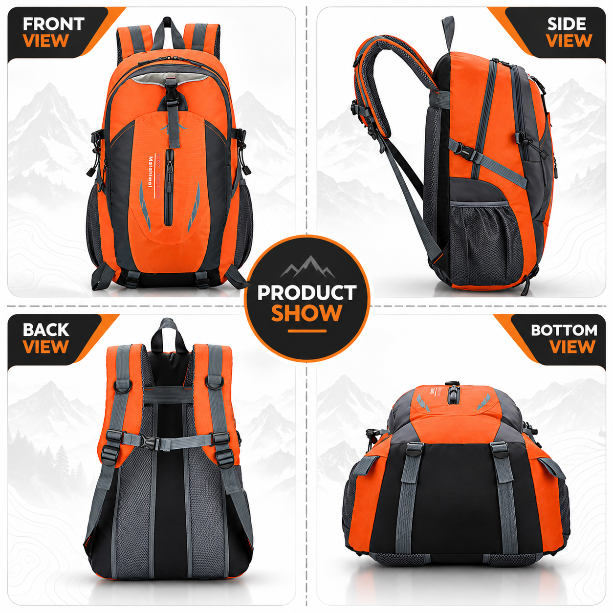36L Waterproof Hiking Backpack - Imagem 8