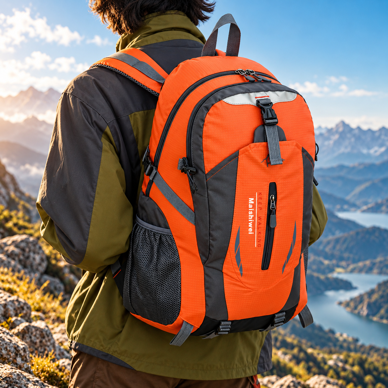36L Waterproof Hiking Backpack - Imagem 9