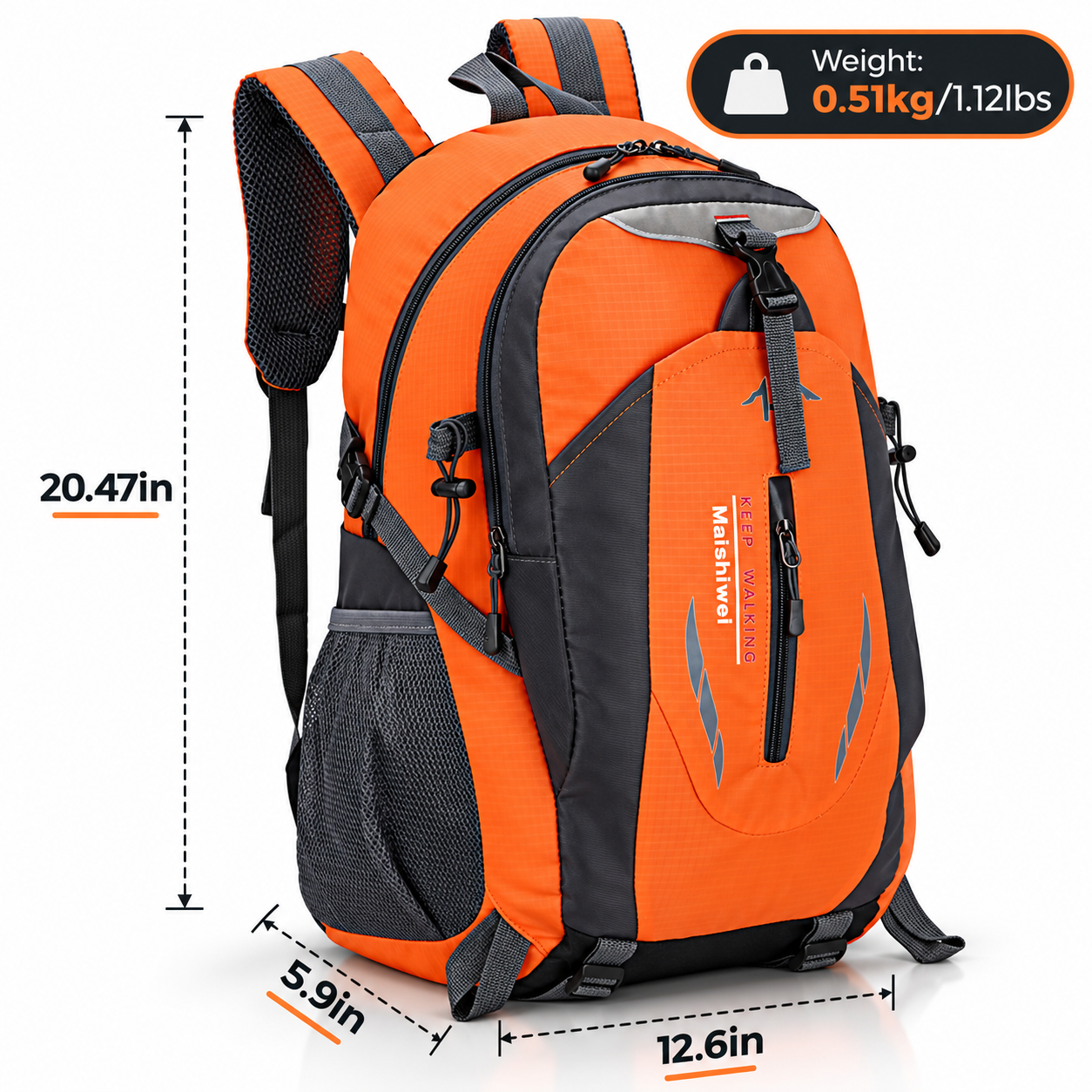 36L Waterproof Hiking Backpack - Imagem 2